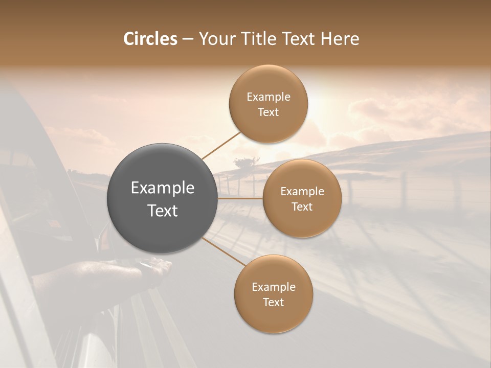 Emotion Road Symbol PowerPoint Template