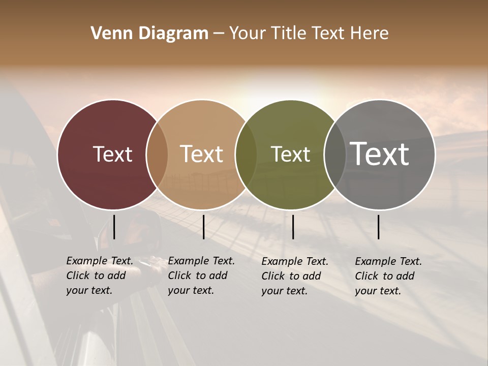 Emotion Road Symbol PowerPoint Template