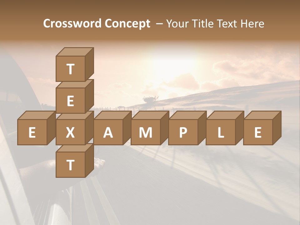 Emotion Road Symbol PowerPoint Template