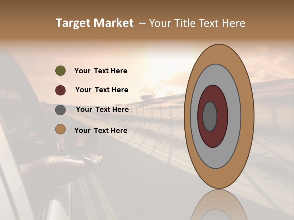 Emotion Road Symbol PowerPoint Template