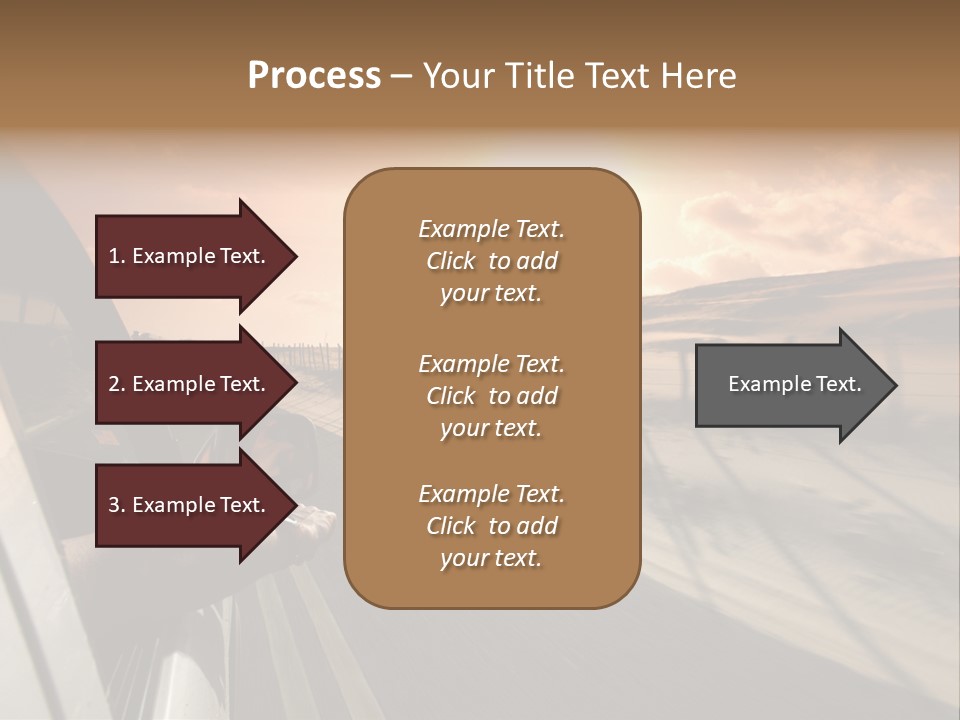 Emotion Road Symbol PowerPoint Template