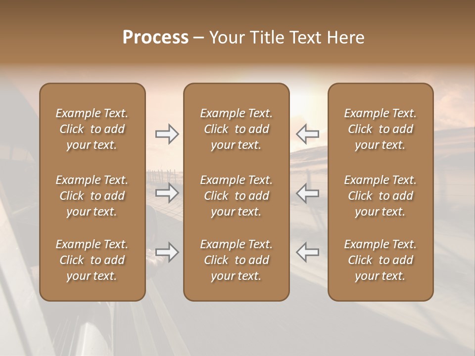 Emotion Road Symbol PowerPoint Template