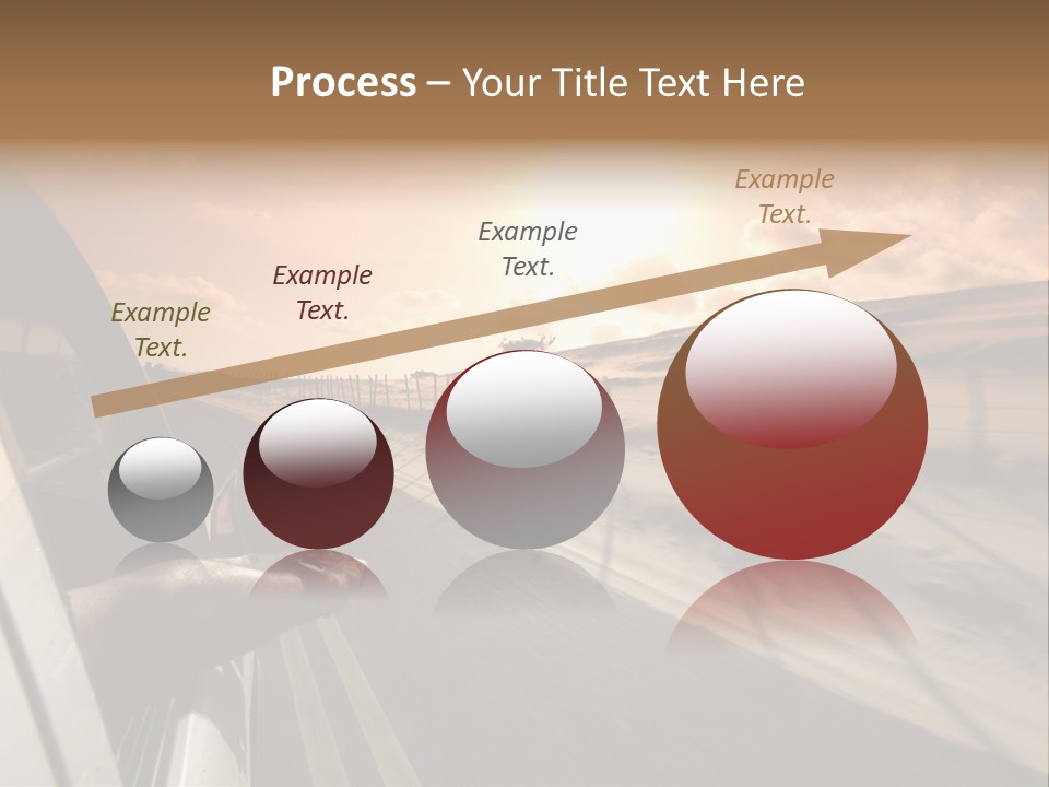 Emotion Road Symbol PowerPoint Template
