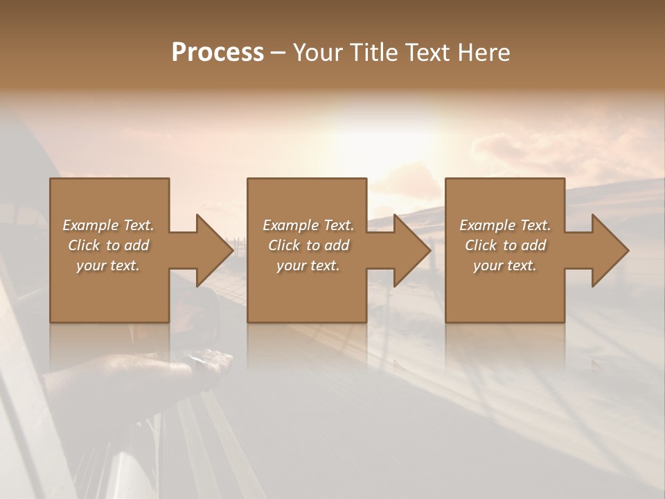 Emotion Road Symbol PowerPoint Template