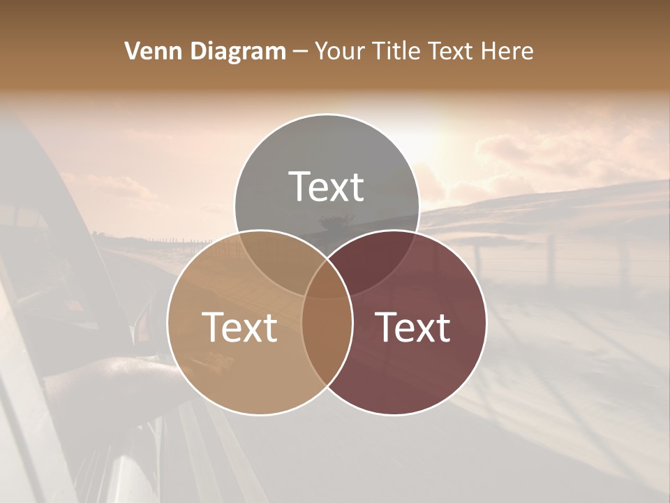 Emotion Road Symbol PowerPoint Template