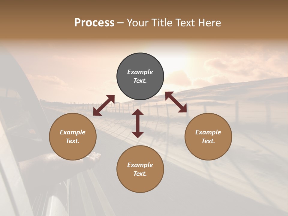 Emotion Road Symbol PowerPoint Template