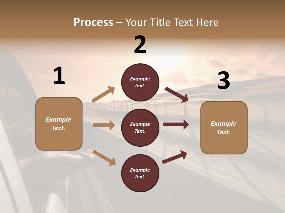 Emotion Road Symbol PowerPoint Template