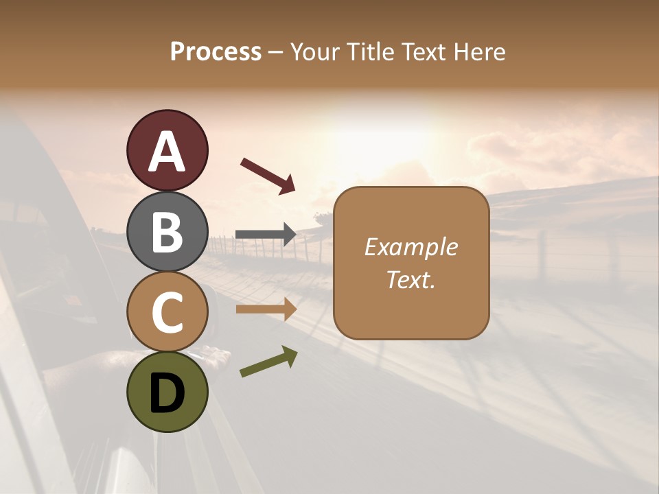 Emotion Road Symbol PowerPoint Template