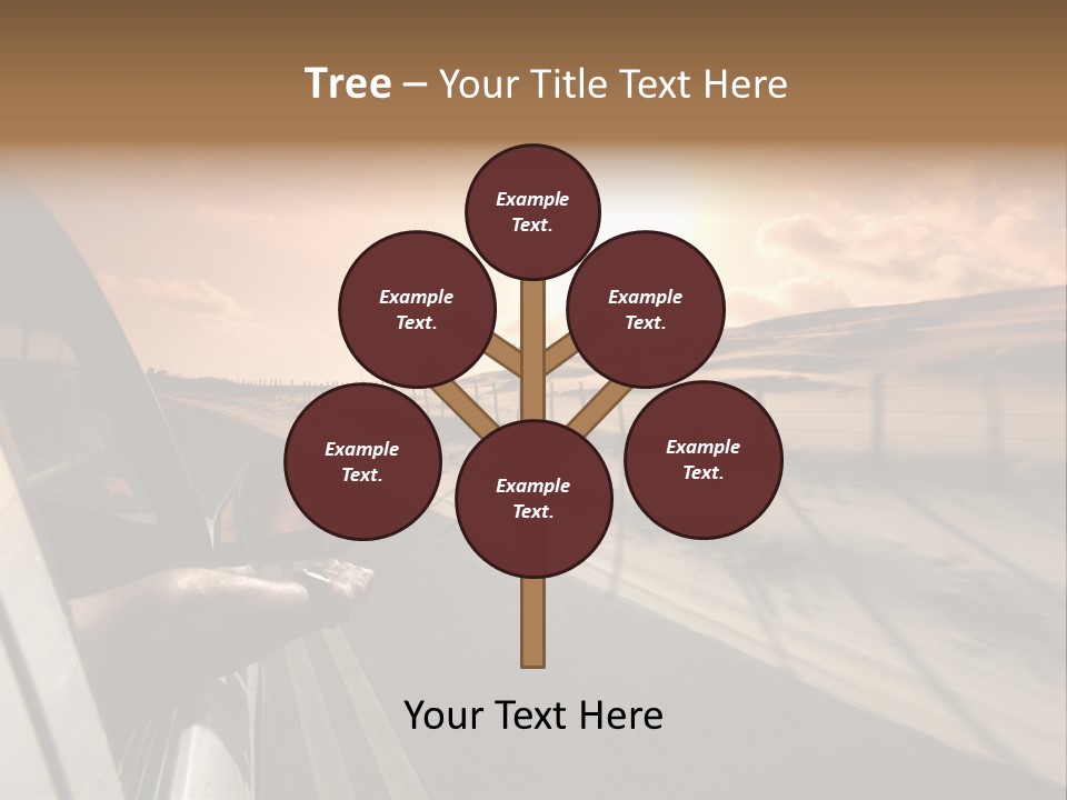 Emotion Road Symbol PowerPoint Template