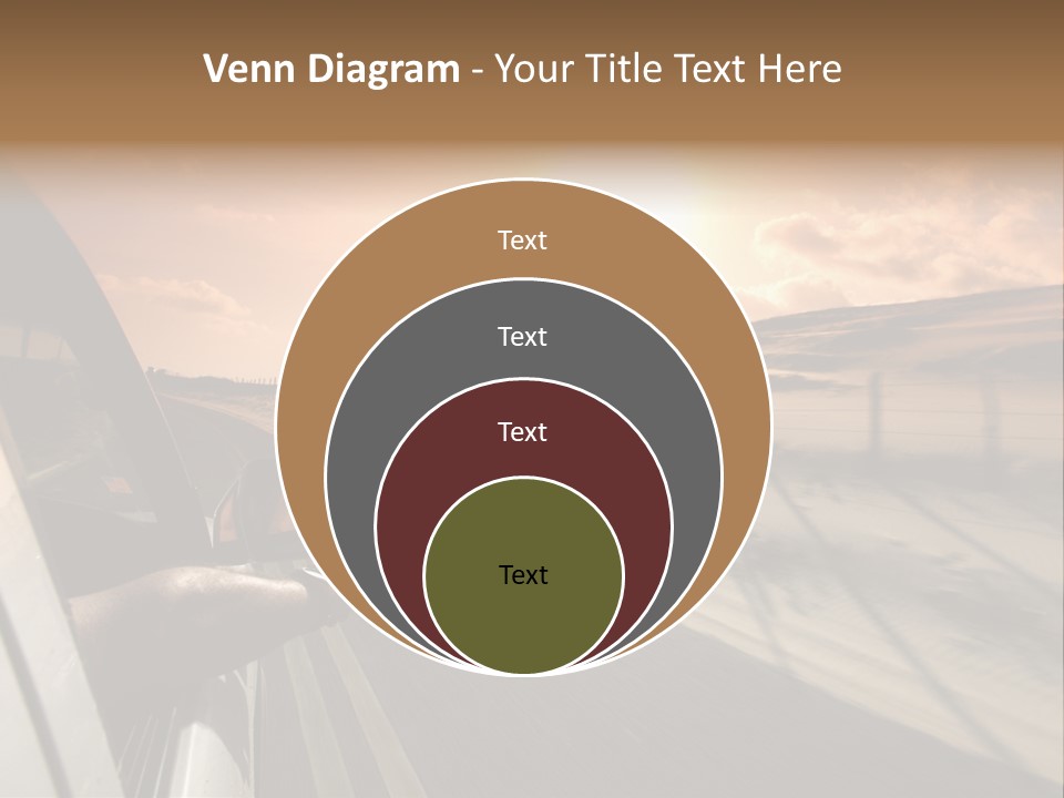 Emotion Road Symbol PowerPoint Template
