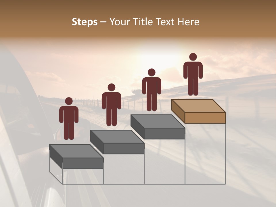 Emotion Road Symbol PowerPoint Template