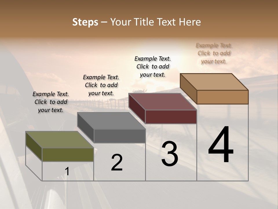 Emotion Road Symbol PowerPoint Template