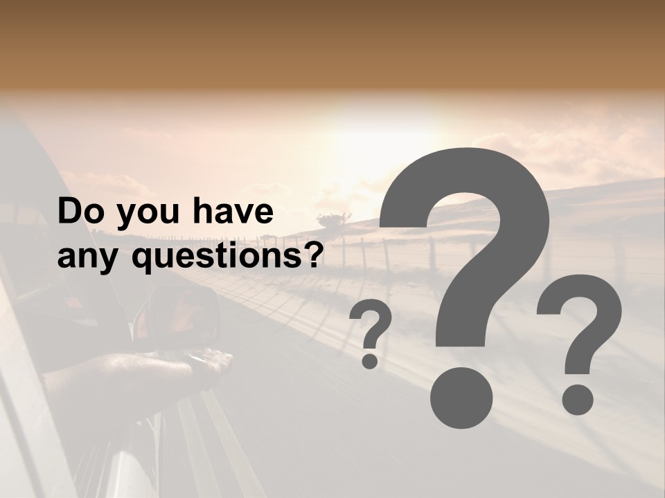 Emotion Road Symbol PowerPoint Template