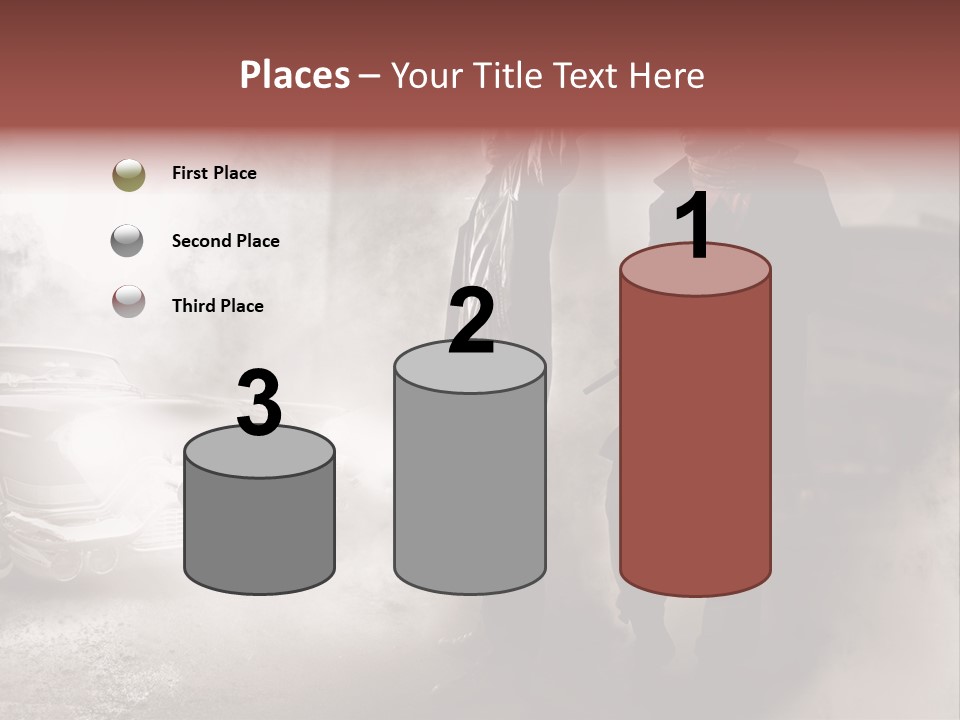 Bullet Provocative Gun PowerPoint Template