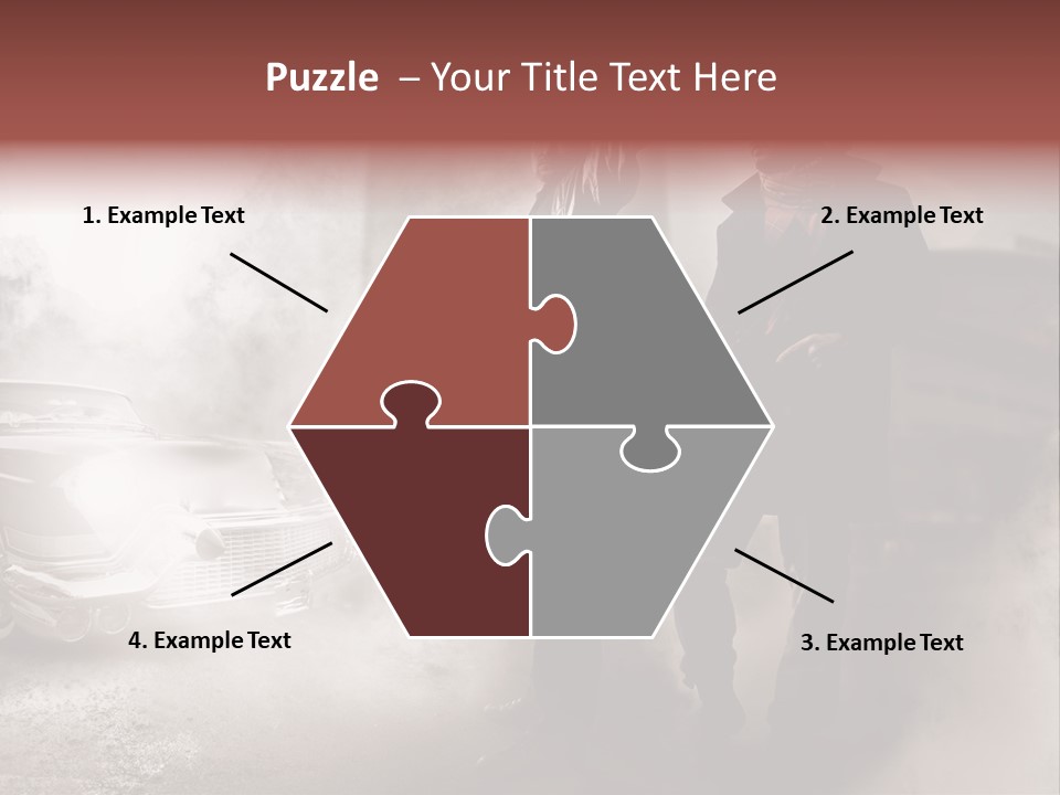 Bullet Provocative Gun PowerPoint Template