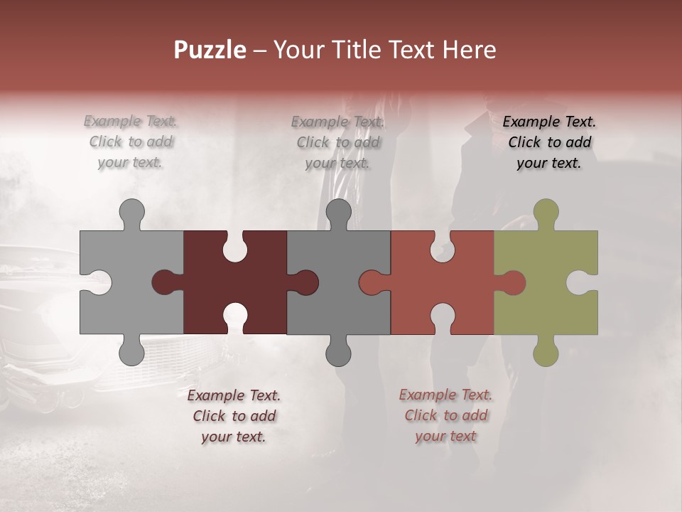 Bullet Provocative Gun PowerPoint Template