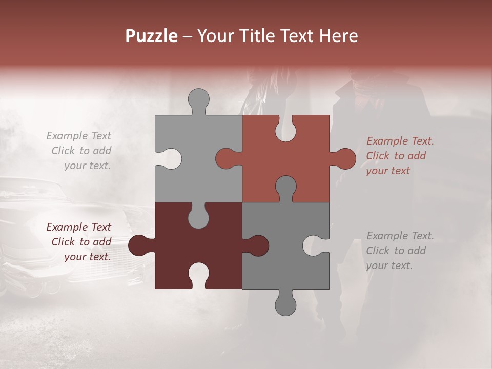 Bullet Provocative Gun PowerPoint Template