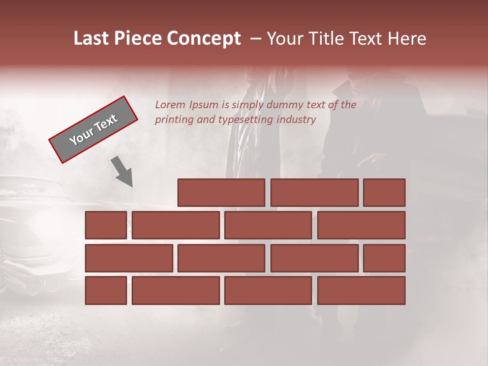 Bullet Provocative Gun PowerPoint Template