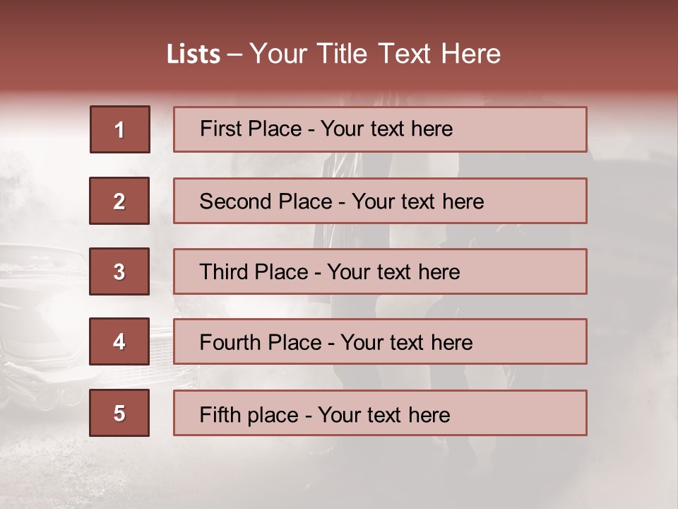 Bullet Provocative Gun PowerPoint Template