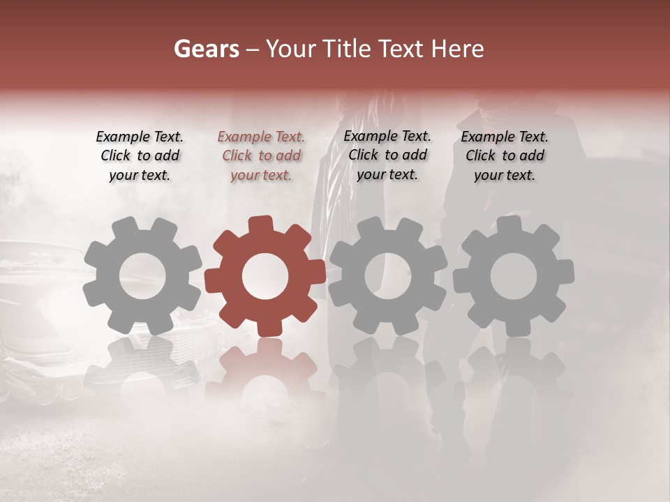 Bullet Provocative Gun PowerPoint Template