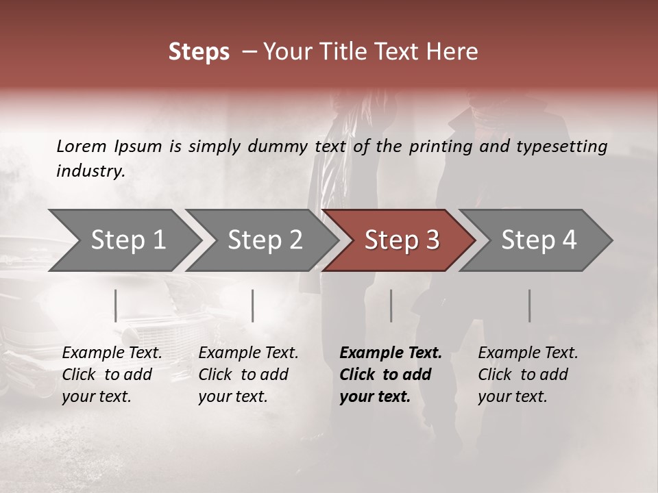 Bullet Provocative Gun PowerPoint Template