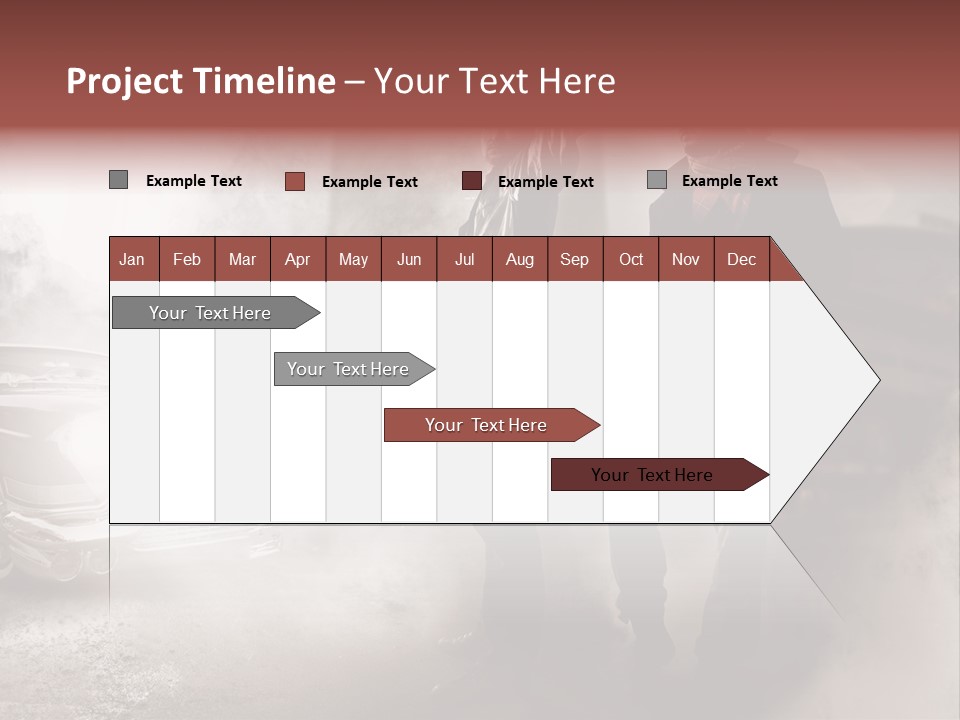 Bullet Provocative Gun PowerPoint Template