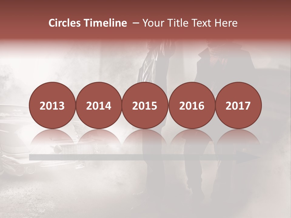 Bullet Provocative Gun PowerPoint Template