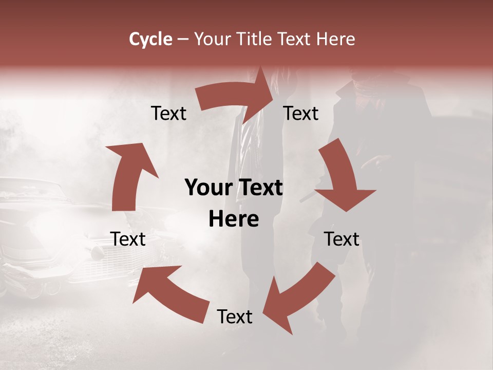 Bullet Provocative Gun PowerPoint Template