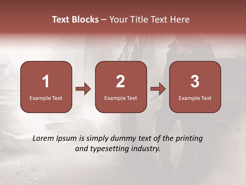 Bullet Provocative Gun PowerPoint Template