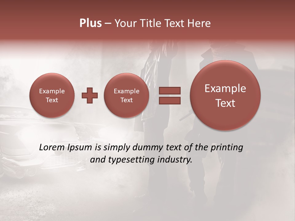 Bullet Provocative Gun PowerPoint Template