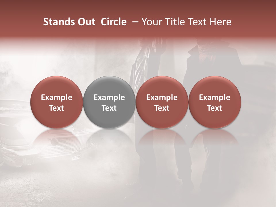 Bullet Provocative Gun PowerPoint Template