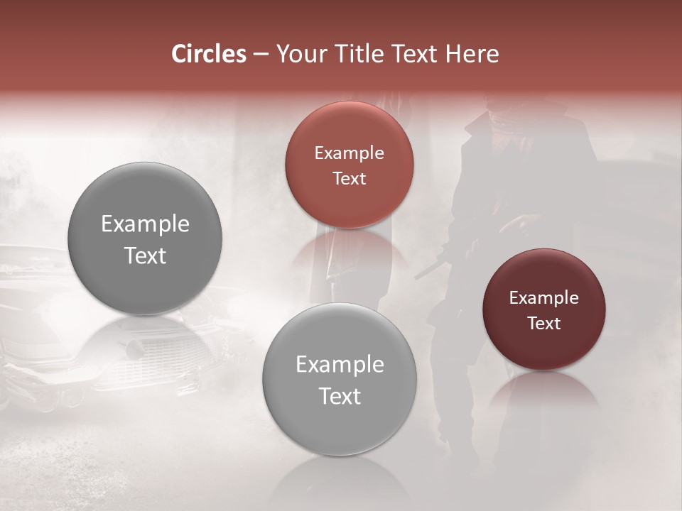 Bullet Provocative Gun PowerPoint Template