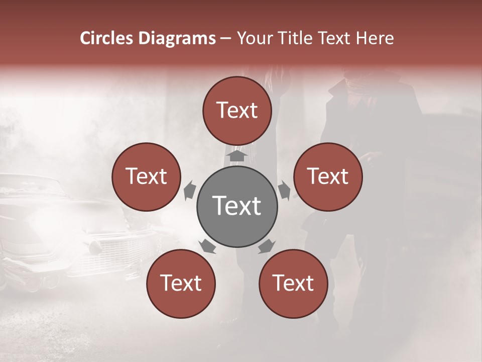 Bullet Provocative Gun PowerPoint Template