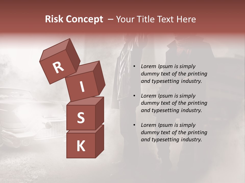 Bullet Provocative Gun PowerPoint Template