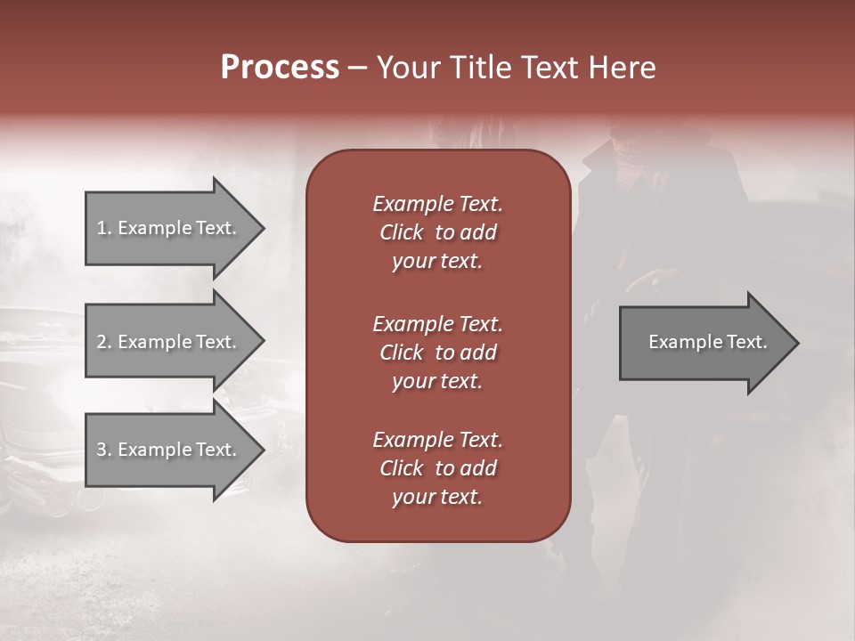 Bullet Provocative Gun PowerPoint Template