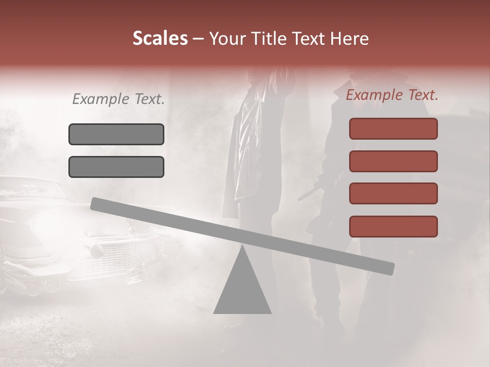 Bullet Provocative Gun PowerPoint Template