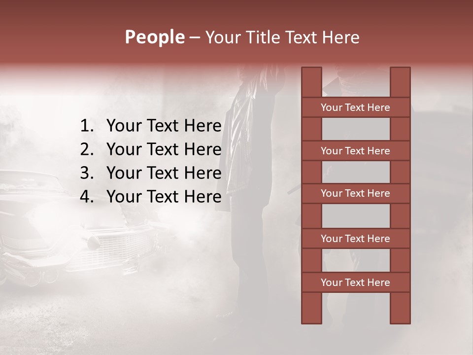 Bullet Provocative Gun PowerPoint Template