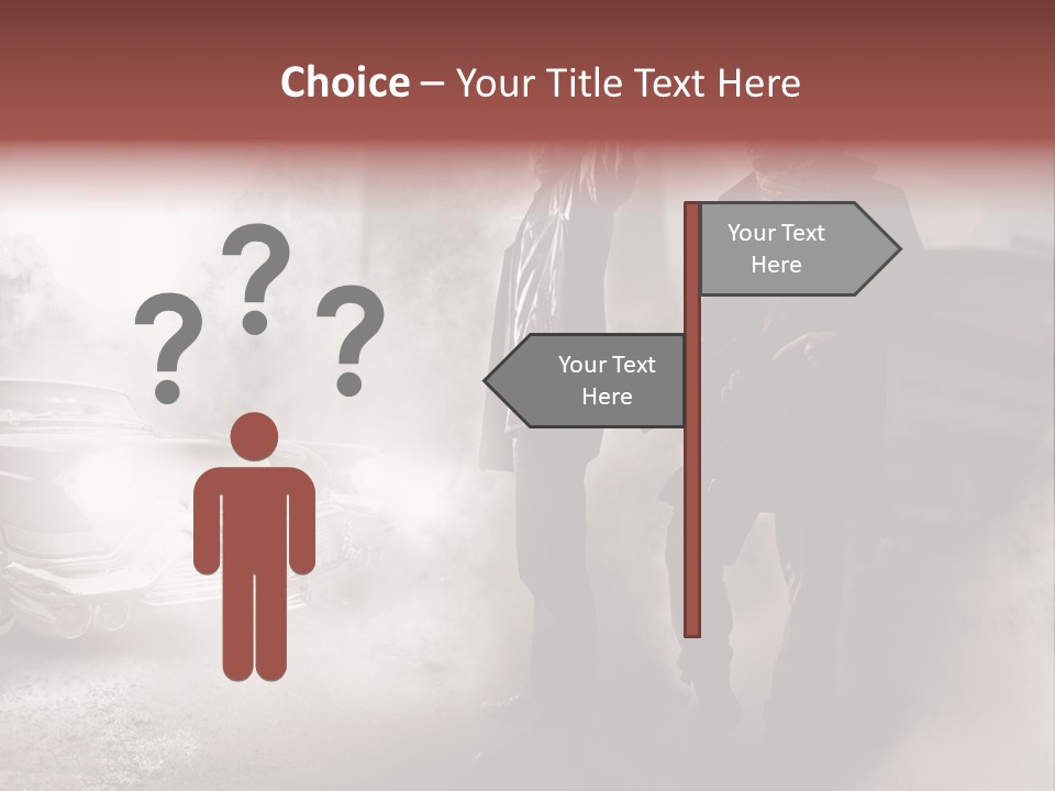 Bullet Provocative Gun PowerPoint Template