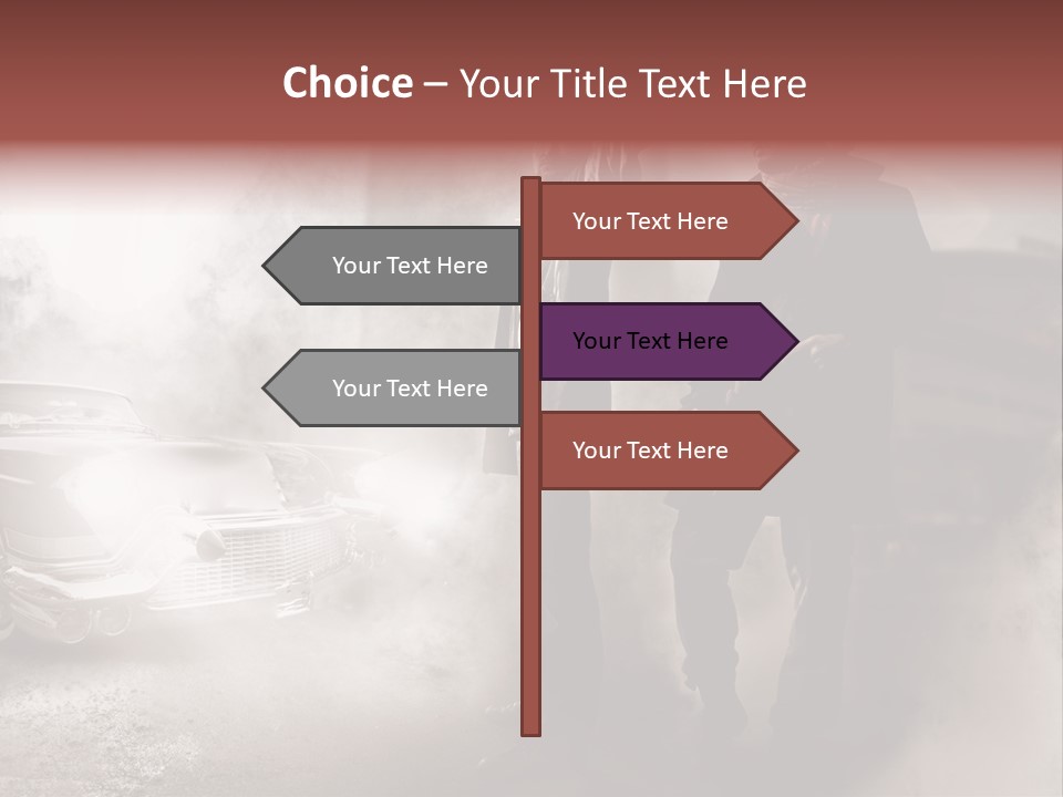 Bullet Provocative Gun PowerPoint Template