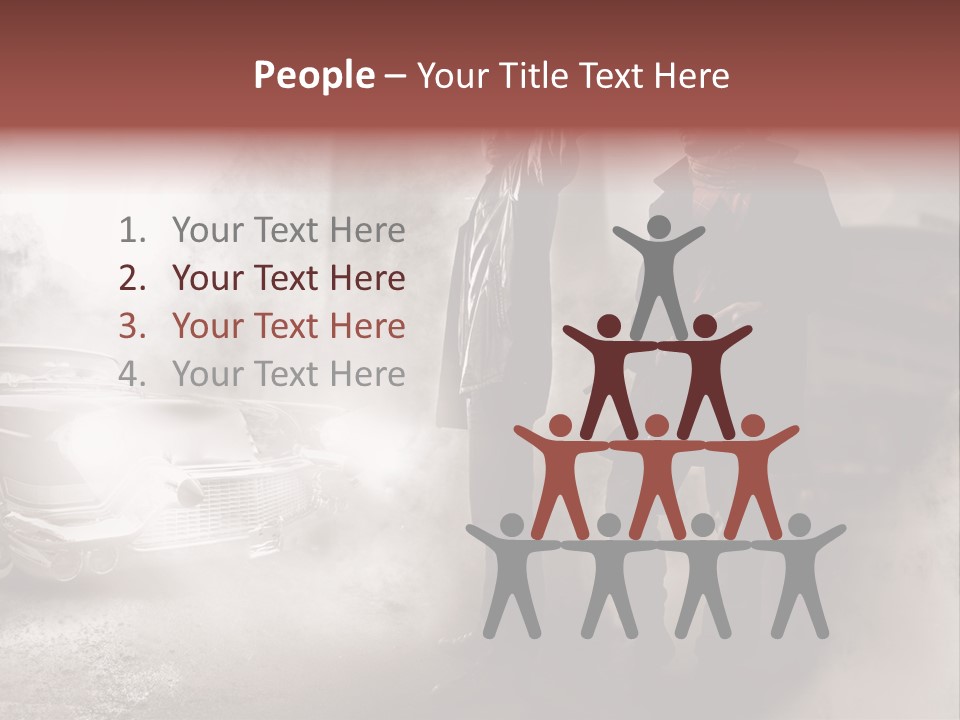 Bullet Provocative Gun PowerPoint Template