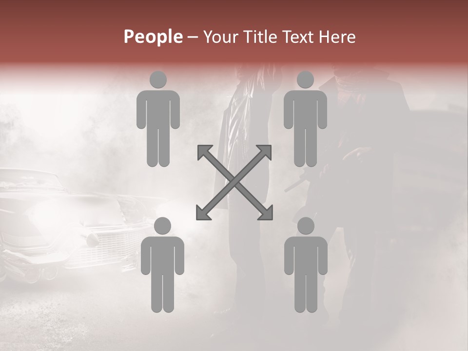 Bullet Provocative Gun PowerPoint Template