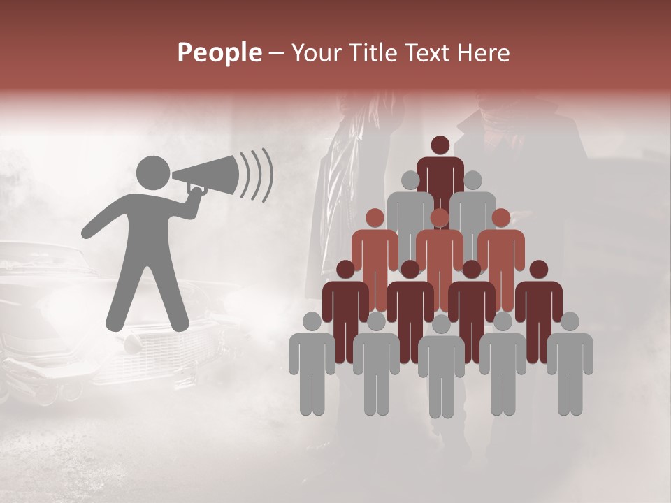 Bullet Provocative Gun PowerPoint Template