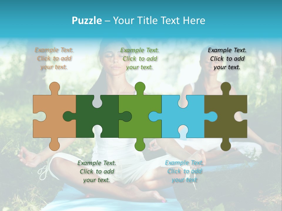 Healthy Fresh Fitness PowerPoint Template