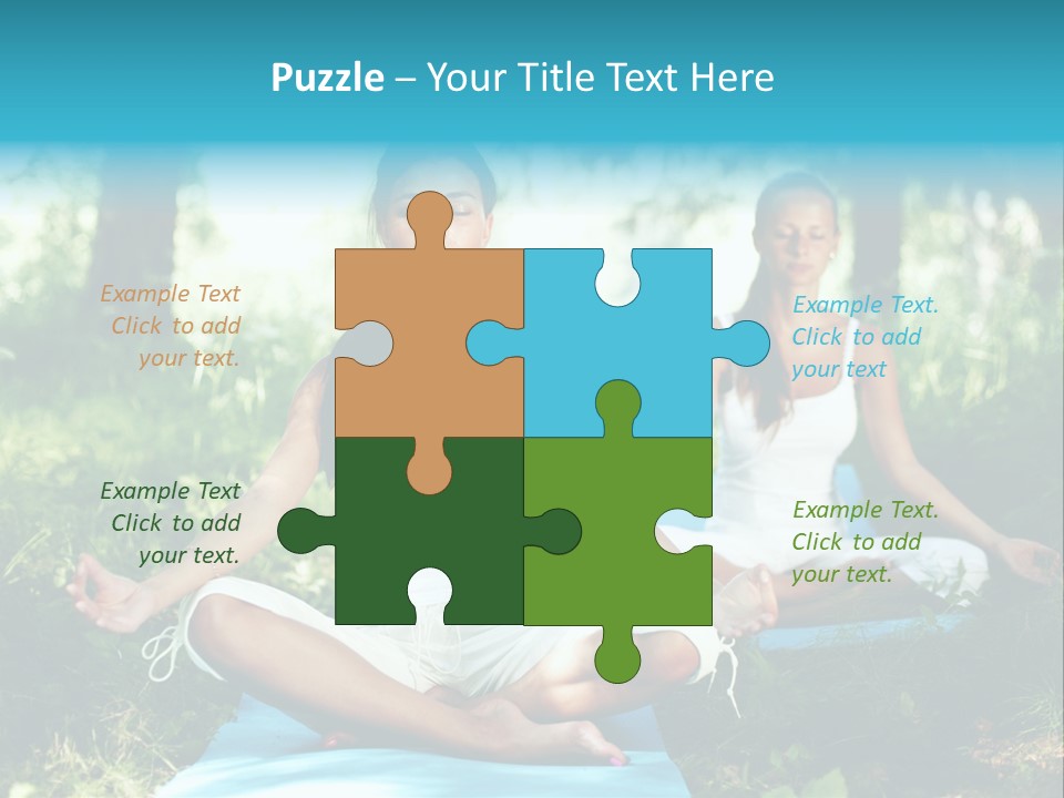 Healthy Fresh Fitness PowerPoint Template