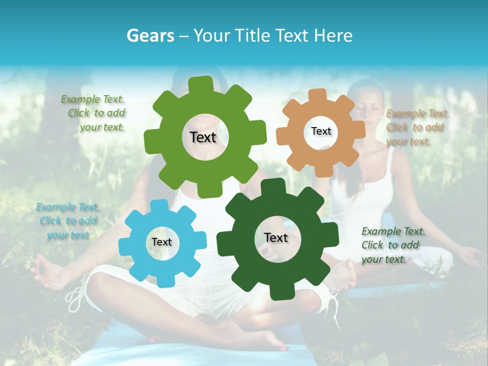 Healthy Fresh Fitness PowerPoint Template