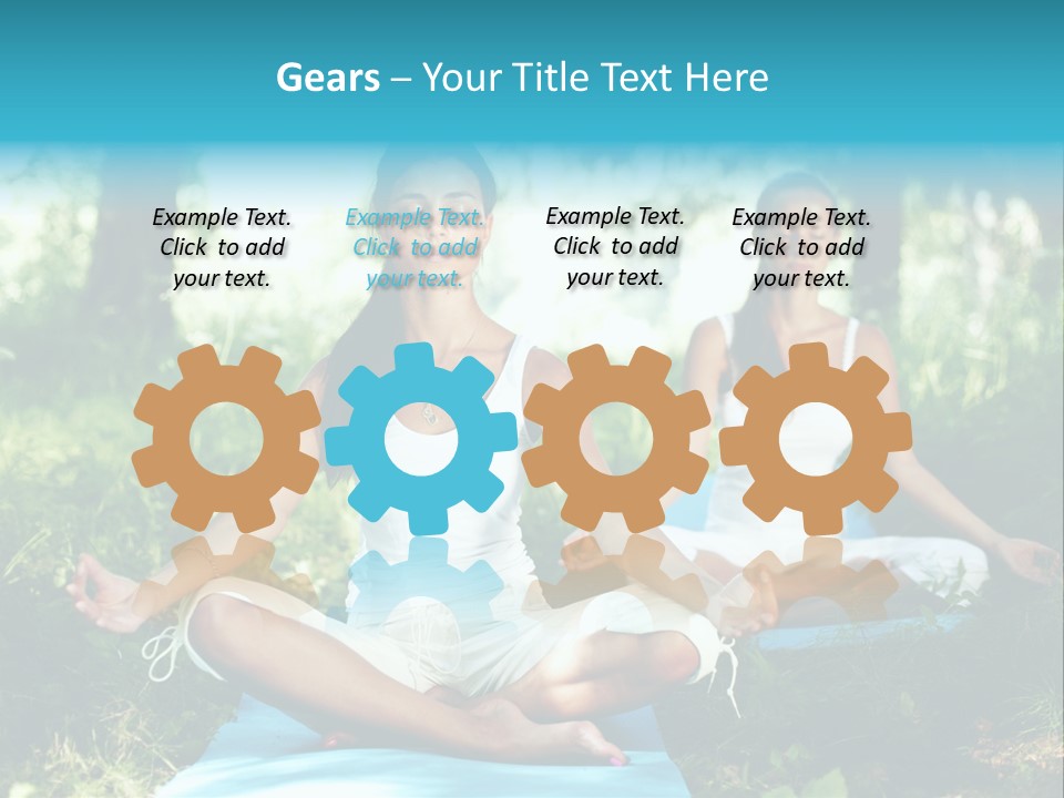 Healthy Fresh Fitness PowerPoint Template