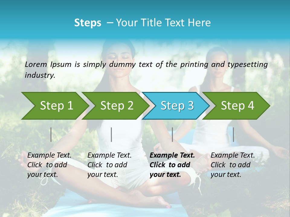 Healthy Fresh Fitness PowerPoint Template