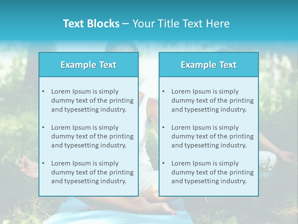Healthy Fresh Fitness PowerPoint Template