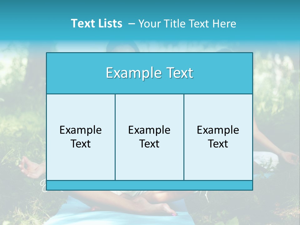 Healthy Fresh Fitness PowerPoint Template