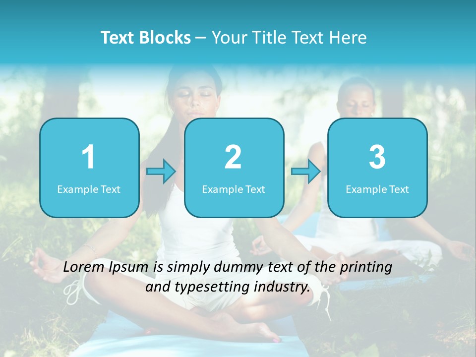 Healthy Fresh Fitness PowerPoint Template